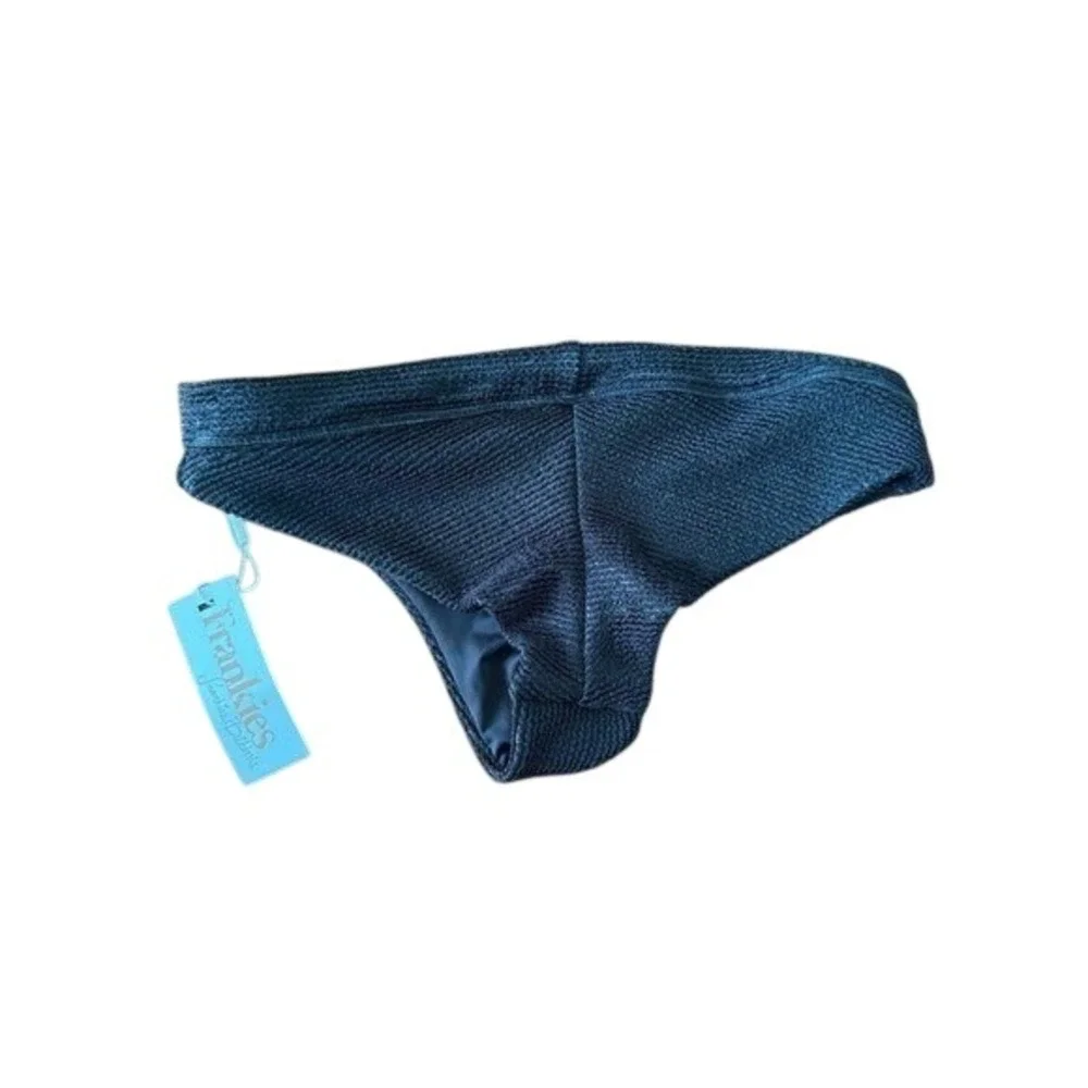 Frankie's Bikinis black bottoms‎ small